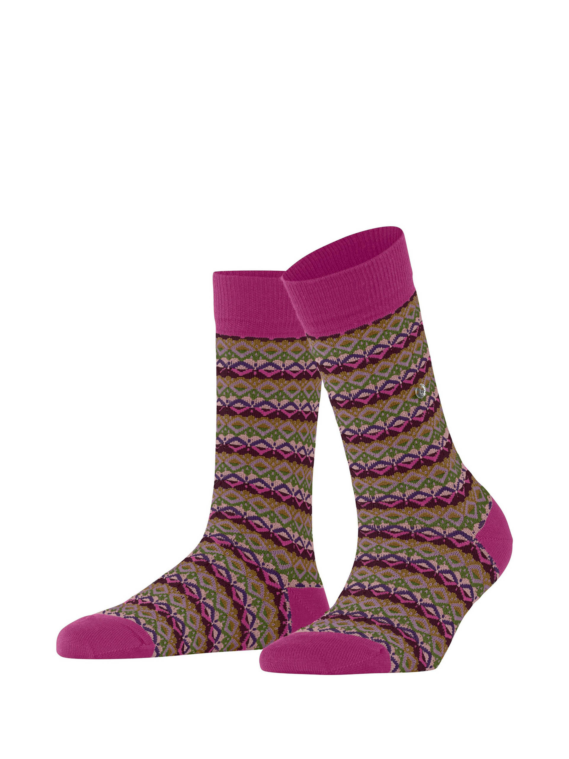 SOCKS BURLINGTON MODERN FAIR ISLE SO 27164