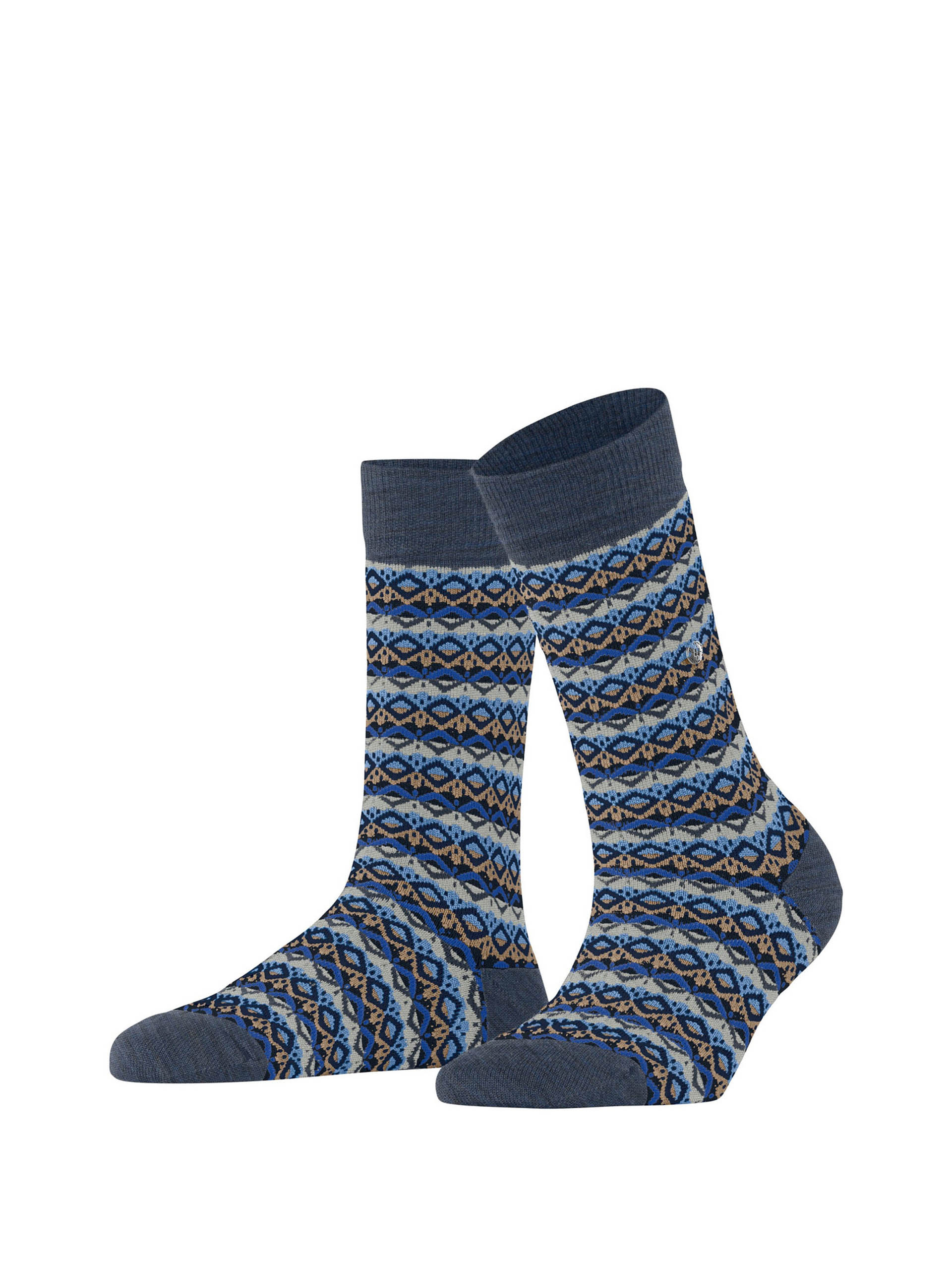 SOCKS BURLINGTON MODERN FAIR ISLE SO 27164