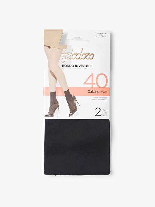 CALZINO VELATO 40 TAGLIO VIVO  FILODORO F115542