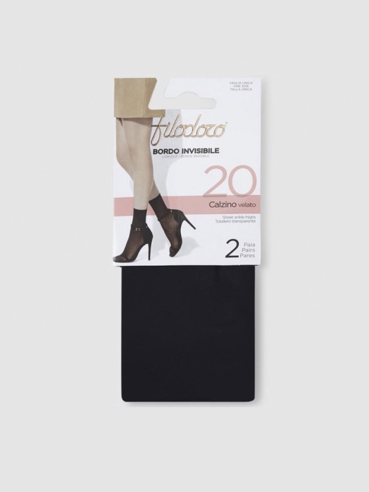 CALZINO VELATO 20 TAGLIO VIVO  FILODORO F115541