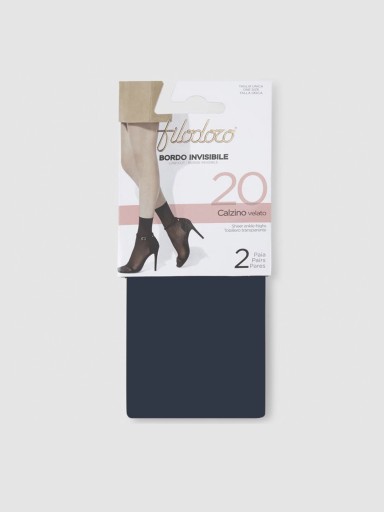 CALZINO VELATO 20 TAGLIO VIVO FILODORO F115541