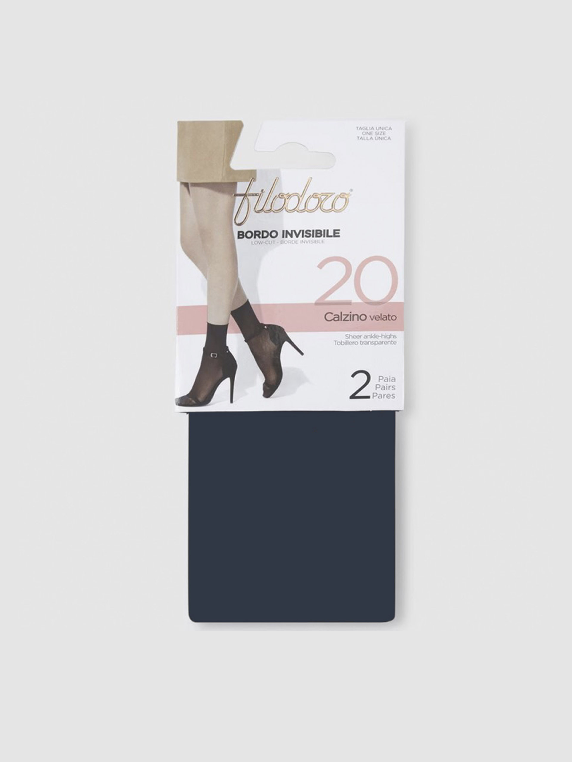 CALZINO VELATO 20 TAGLIO VIVO FILODORO F115541