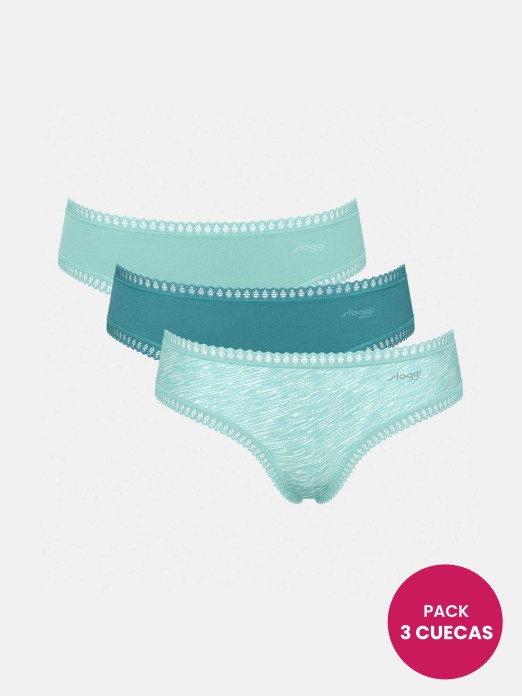CUECA SLOGGI GO CRUSH HIPSTER C3P