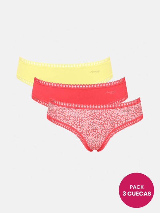 CUECA SLOGGI GO CRUSH HIPSTER C3P