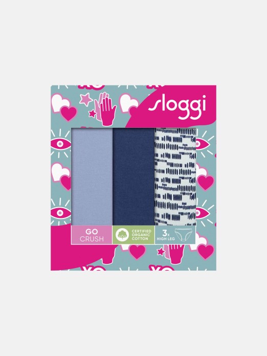 SLOGGI GO CRUSH HIGH LEG BRIEFS C3P