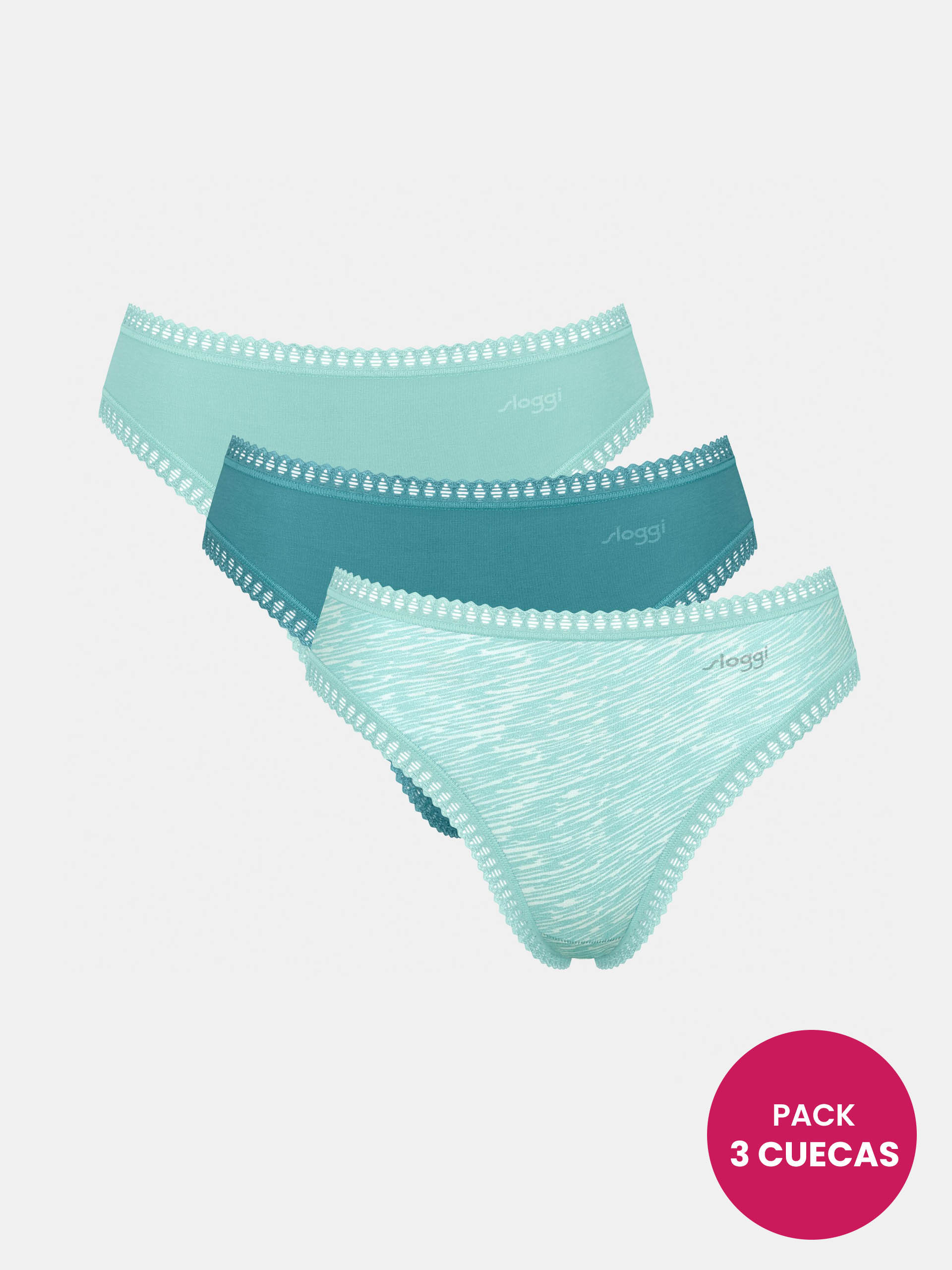 SLOGGI GO CRUSH HIGH LEG BRIEFS C3P