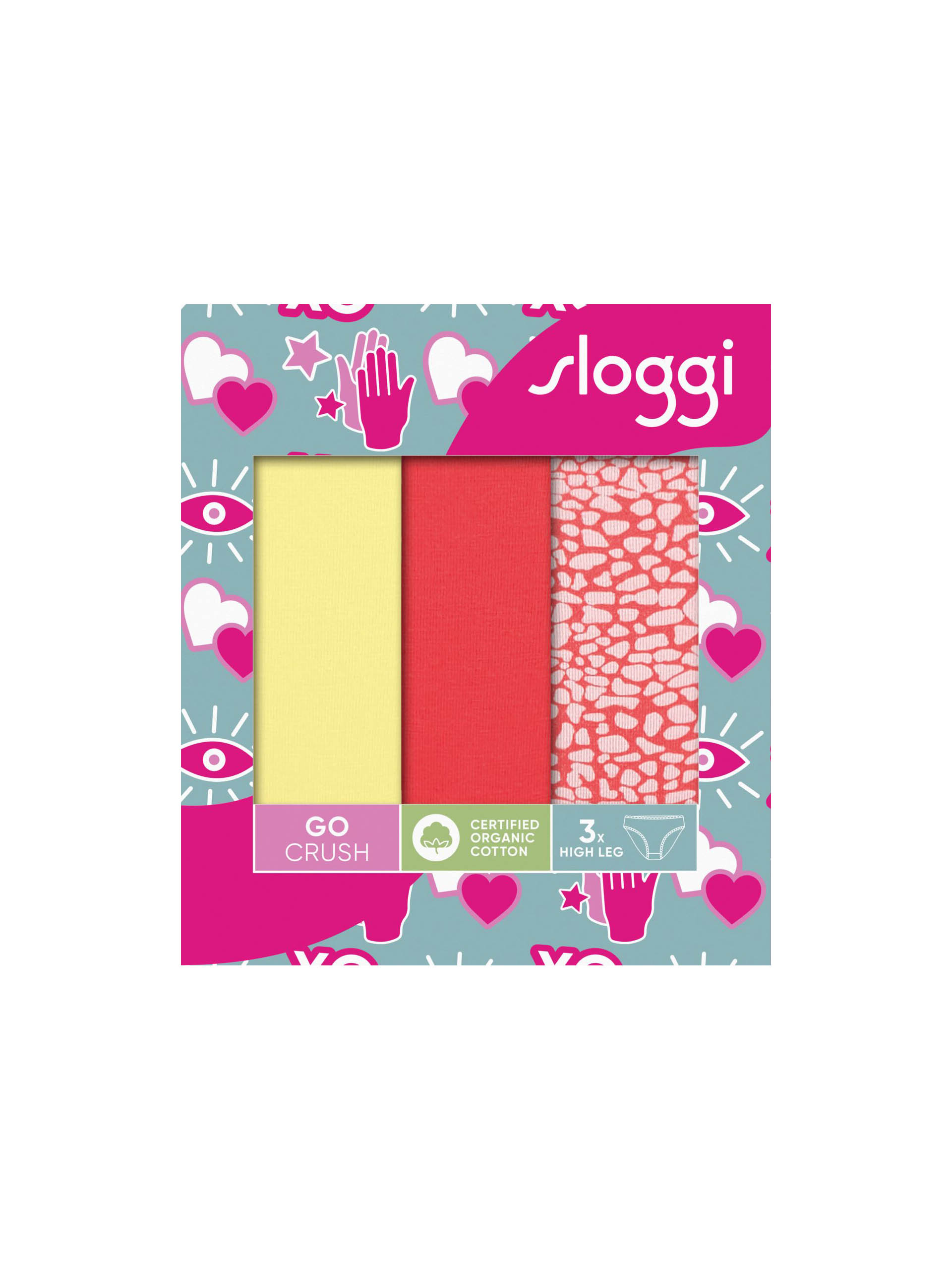 SLOGGI GO CRUSH HIGH LEG BRIEFS C3P