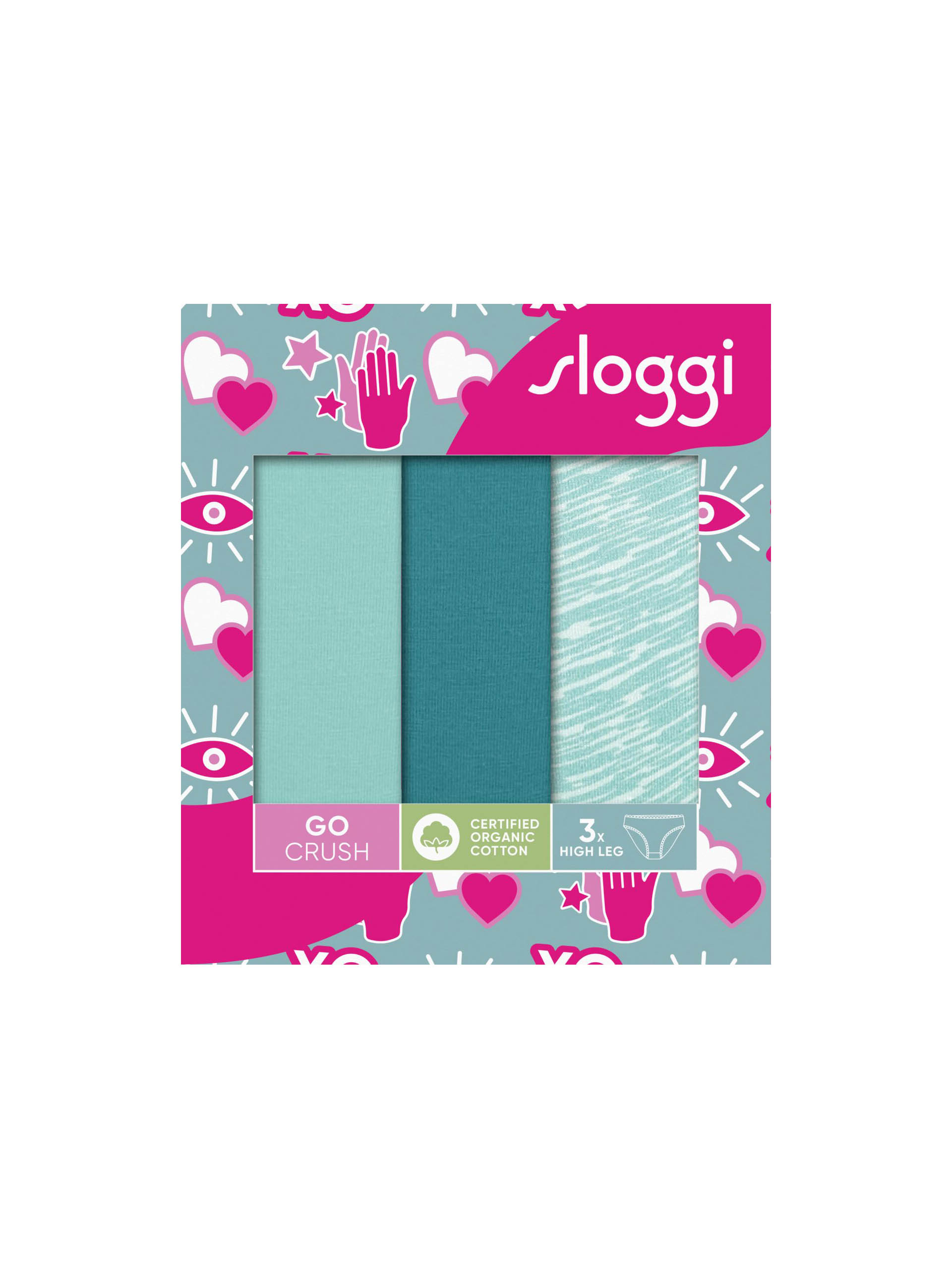 SLOGGI GO CRUSH HIGH LEG BRIEFS C3P