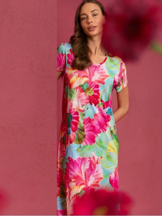 CAMISOLA SENHORA ADMAS BRIGHT FLOWERS 61327