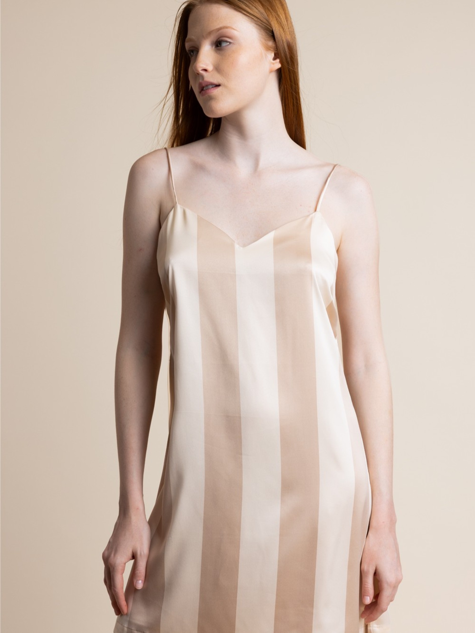 CAMISA MUJER TIRANTES ADMAS LUXE RAYAS 61408