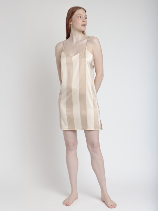 WOMEN'S SHIRT WITH STRAPS ADMAS LUXE STRIPES 61408