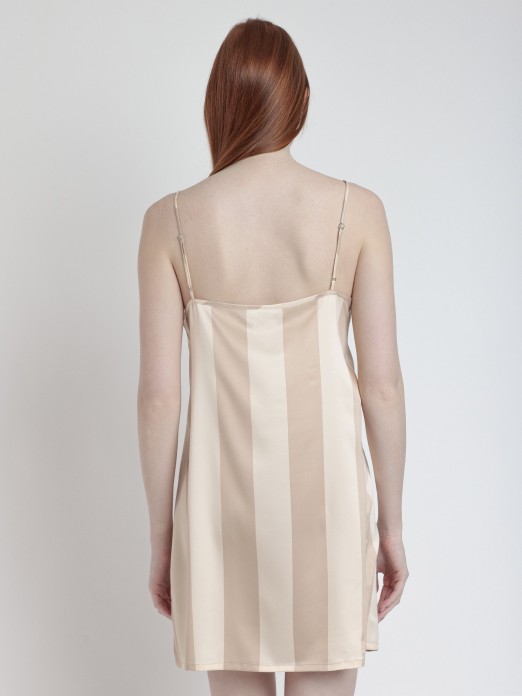 WOMEN'S SHIRT WITH STRAPS ADMAS LUXE STRIPES 61408