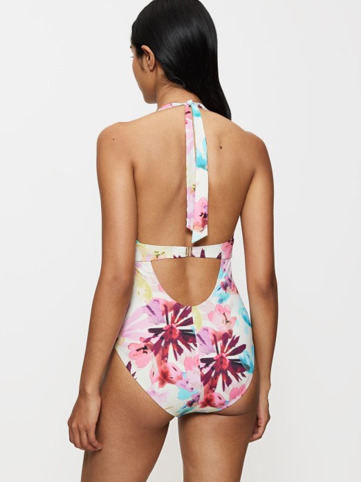 TRIUMPH SUMMER FLEUR OP PLUNGE SWIMSUIT