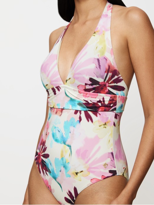 TRIUMPH SUMMER FLEUR OP PLUNGE SWIMSUIT