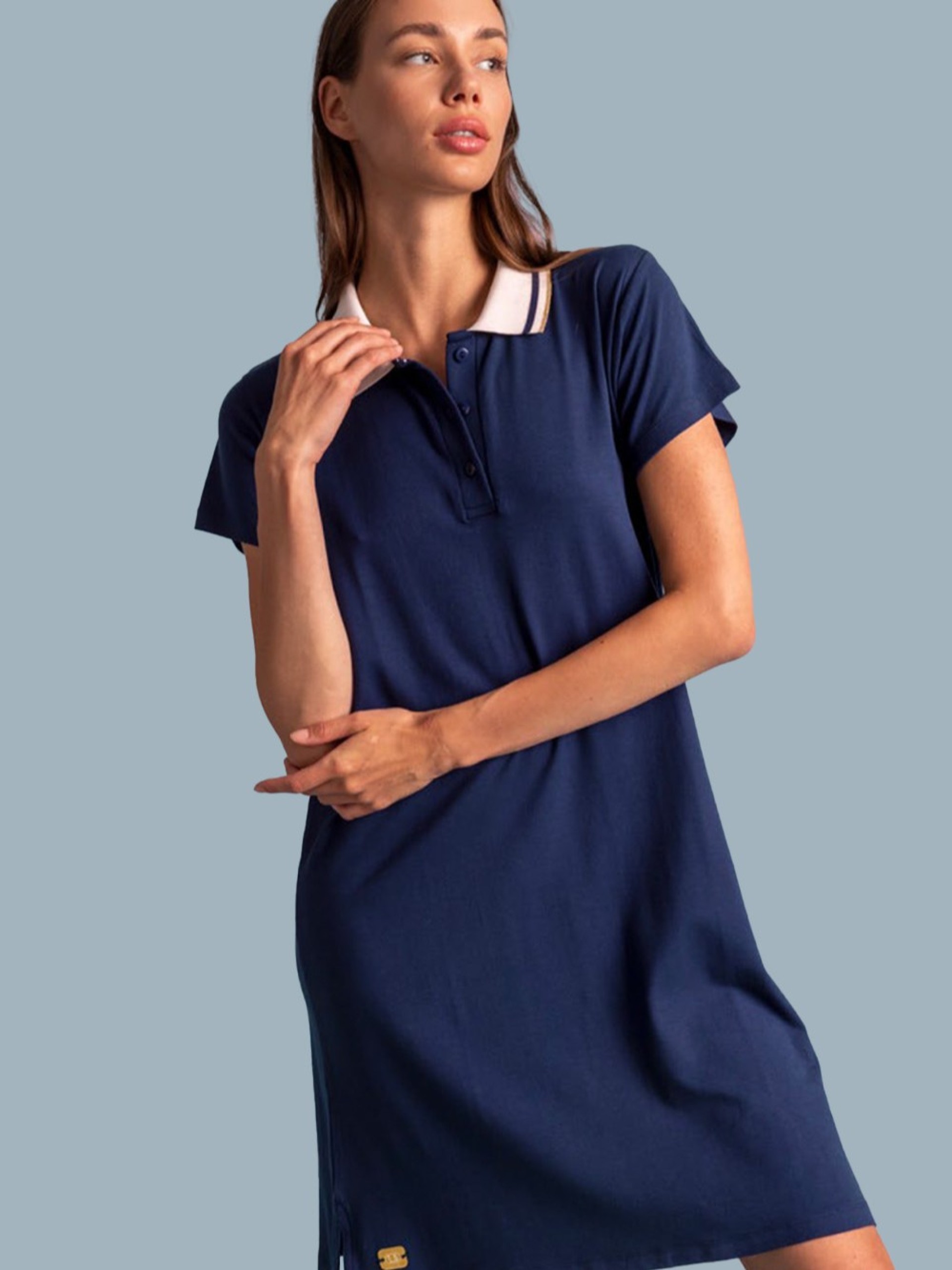 CAMISETA MUJER ADMAS CUELLO POLO VIAJE 61407