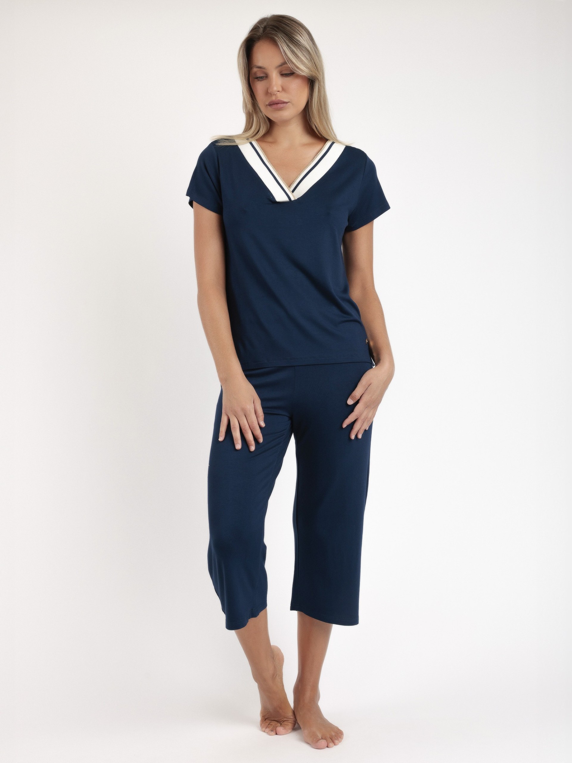 PIJAMA DE MUJER CON PANTALÓN ADMAS TRIP 63053