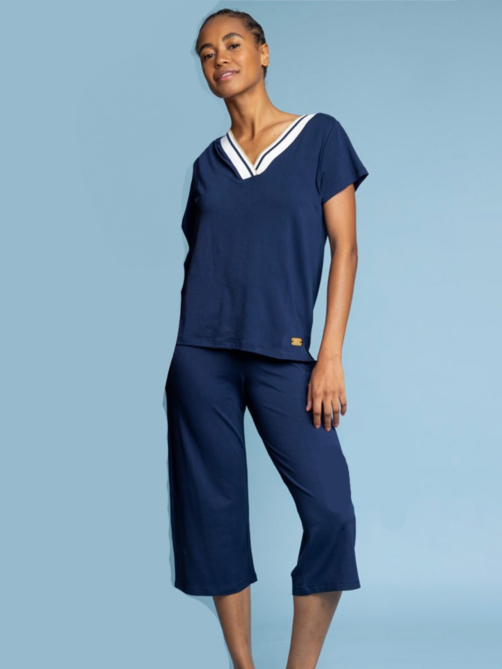 PIJAMA DE MUJER CON PANTALÓN ADMAS TRIP 63053