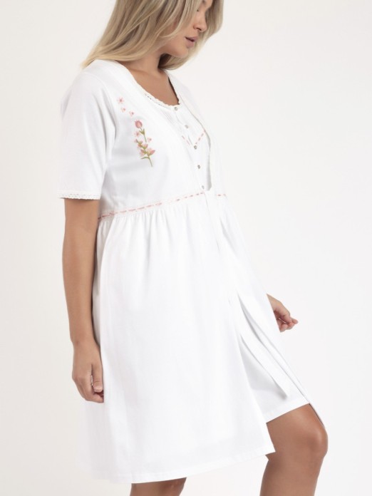 ROBE SENHORA ADMAS EMBROIDERY COLORS 67233