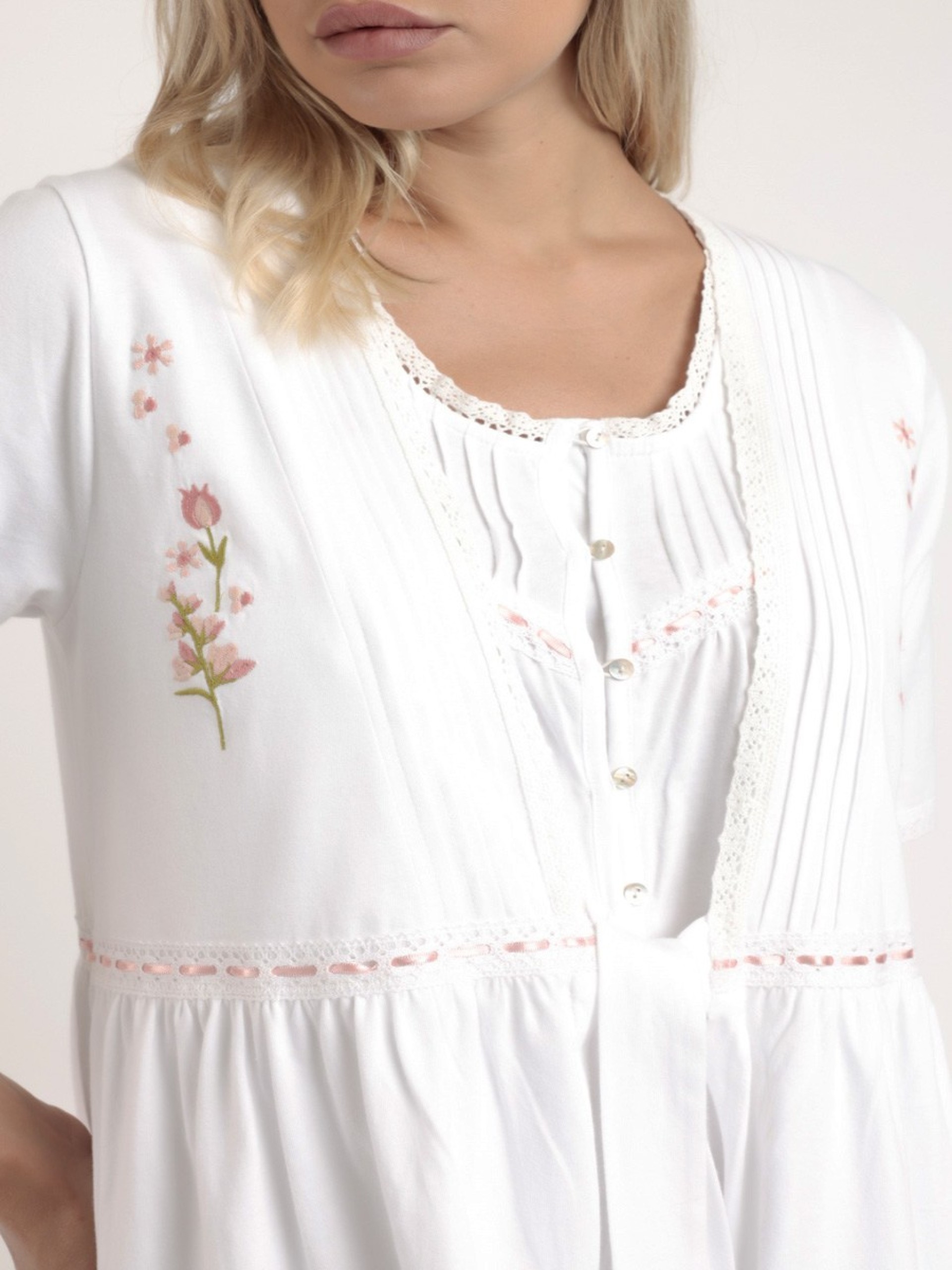 ROBE SENHORA ADMAS EMBROIDERY COLORS 67233