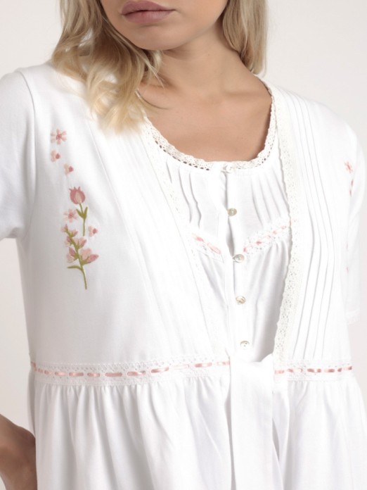 ROBE SENHORA ADMAS EMBROIDERY COLORS 67233