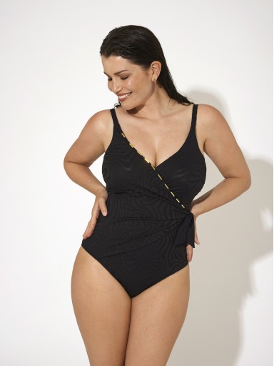 FATO DE BANHO PROMISE BLACK NACAR S10336