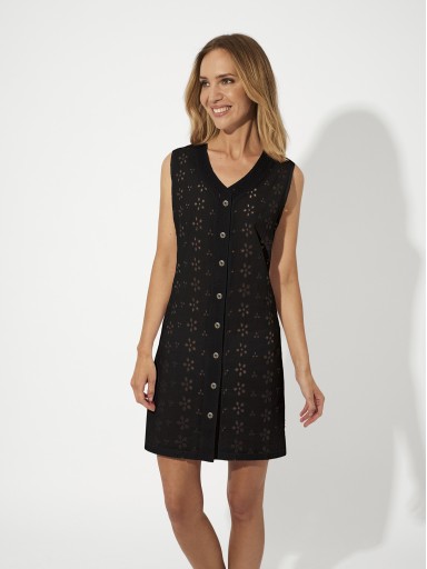 VESTIDO PRAIA PROMISE BLACK NACAR S10367