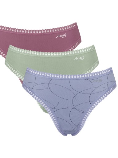 SLOGGI GO CRUSH HIGH LEG BRIEFS C3P