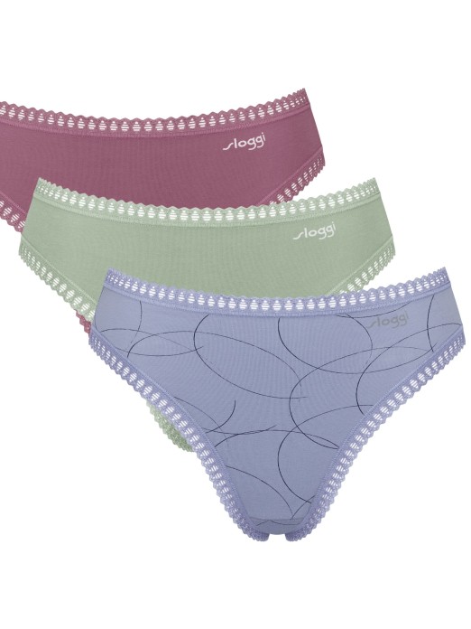 SLOGGI GO CRUSH HIGH LEG BRIEFS C3P