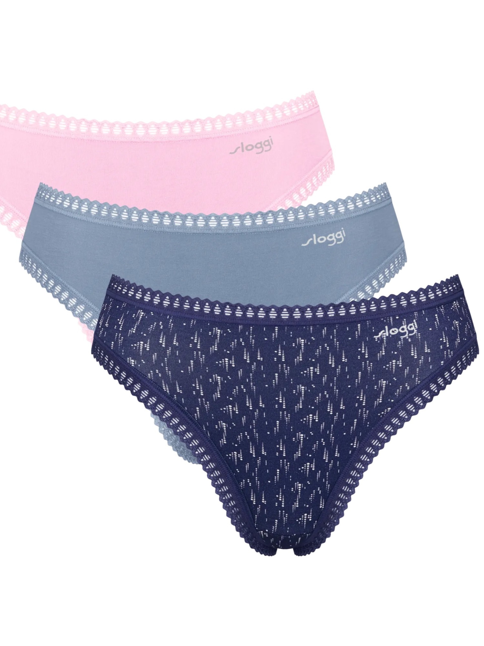 SLOGGI GO CRUSH HIGH LEG BRIEFS C3P