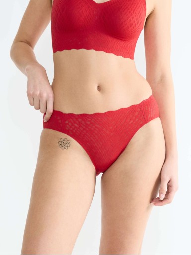 CUECA SLOGGI ZERO FEEL BLISS FESTIVE HIGH LEG
