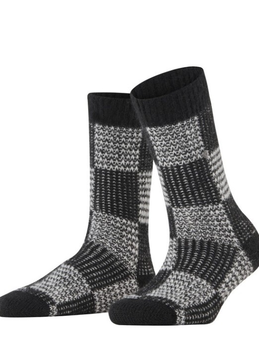 MEIA BURLINGTON CHARMING CHECKS SO 27181