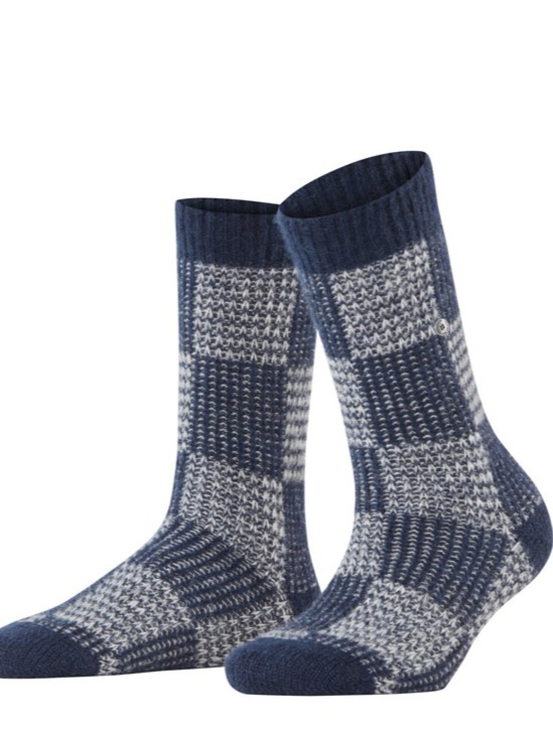 MEIA BURLINGTON CHARMING CHECKS SO 27181