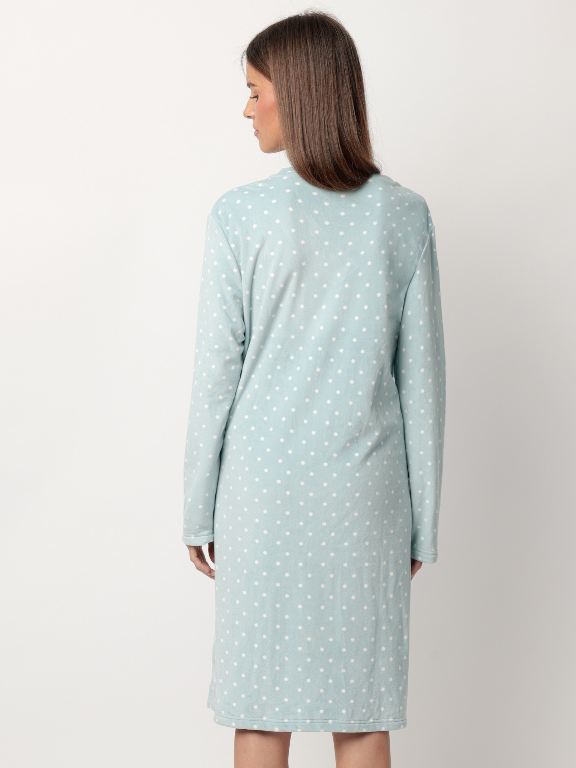 LADIES SHIRT DOTS LACE H ADMAS 61310