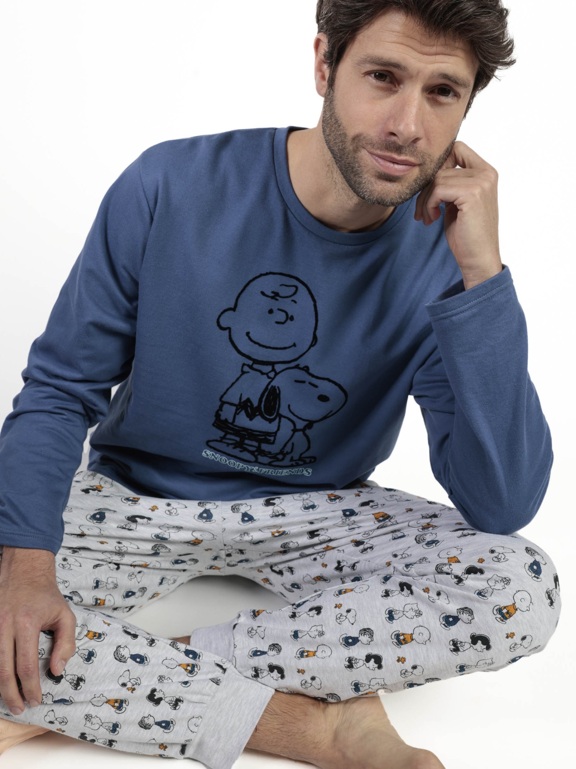 MAN SLEEPWEAR ADMAS SNOOPY & FRIENDS 63015