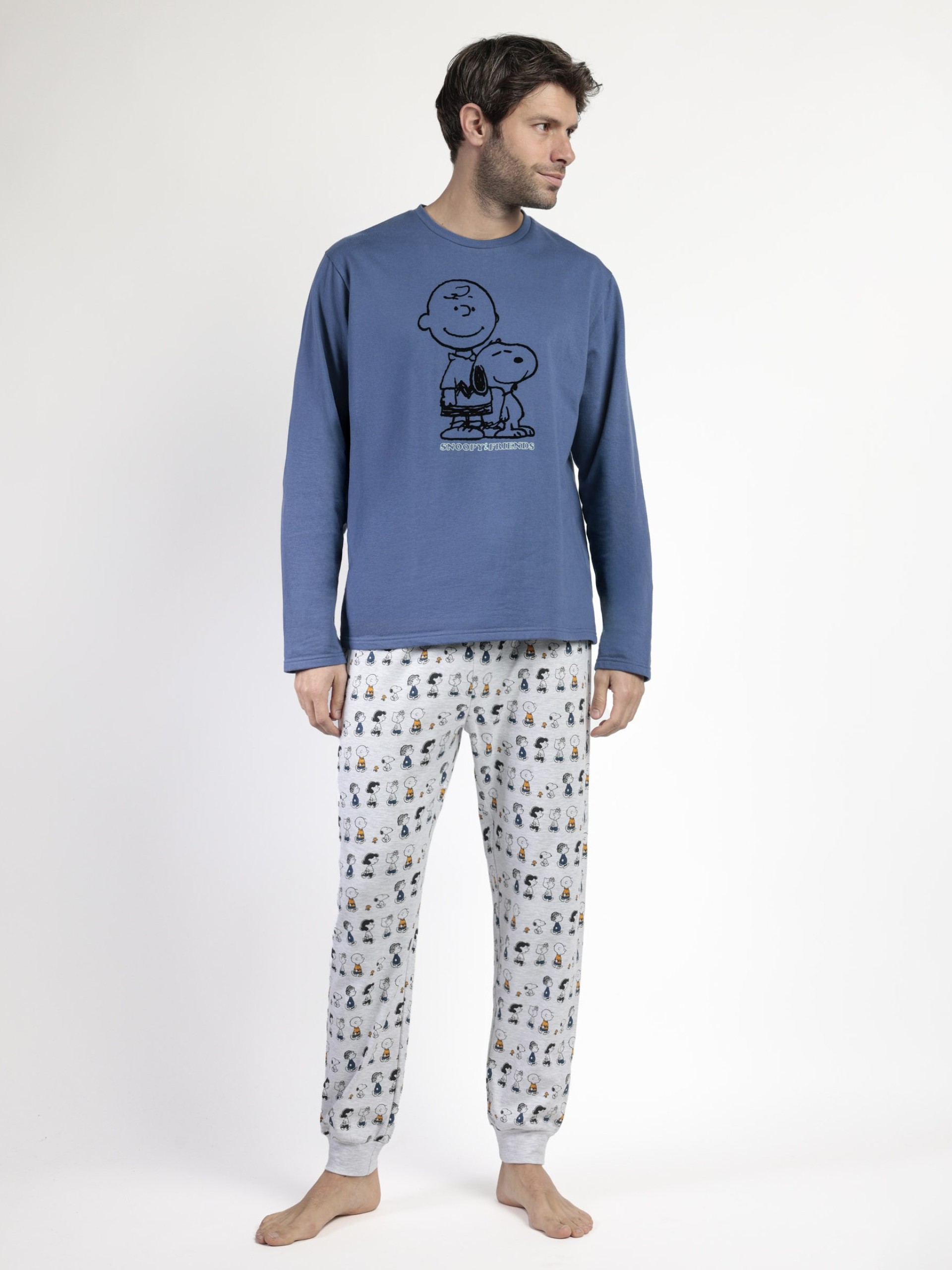 MAN SLEEPWEAR ADMAS SNOOPY & FRIENDS 63015