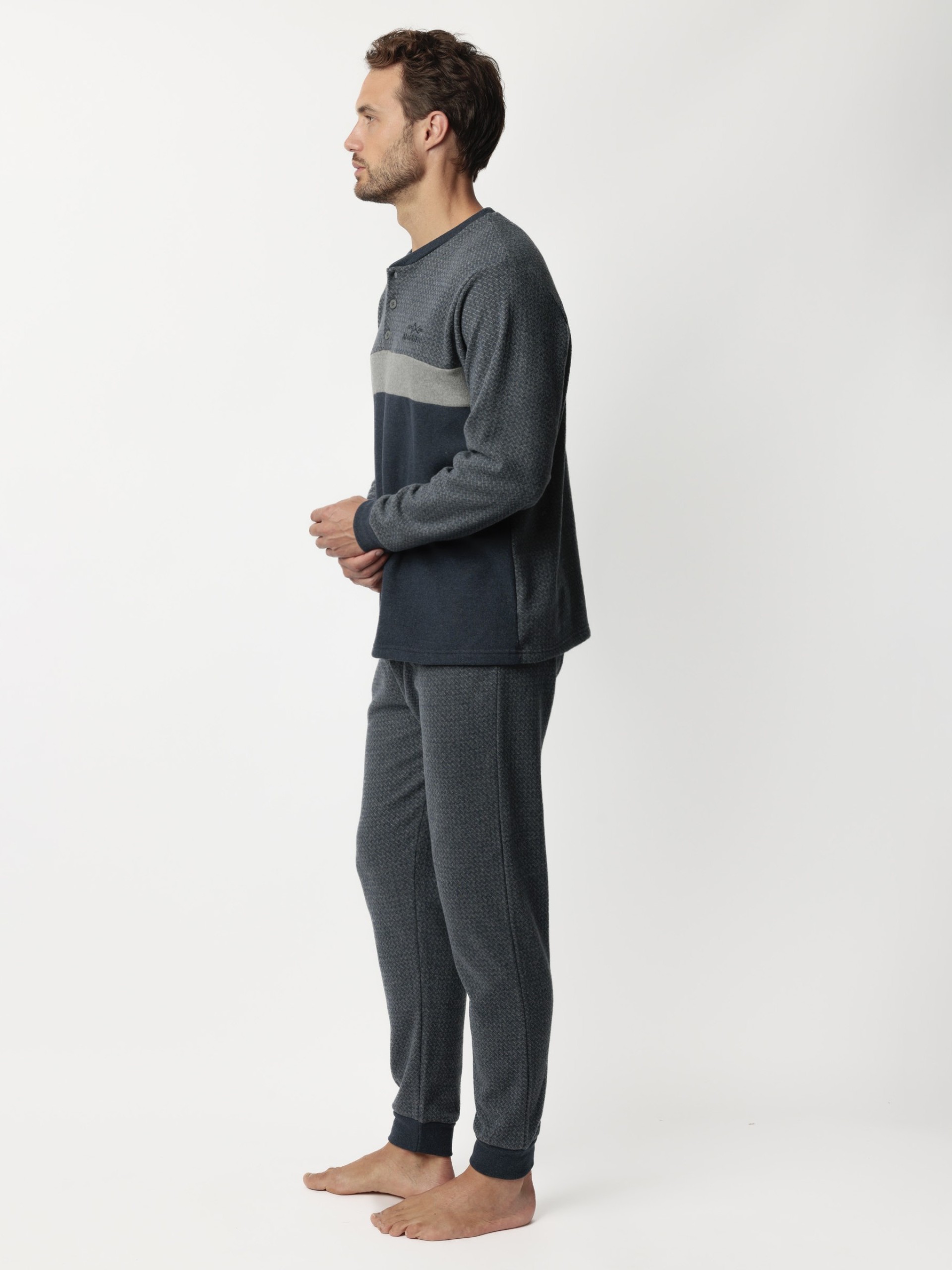 PIJAMA ADMAS TAPETA GRIGIO 63778