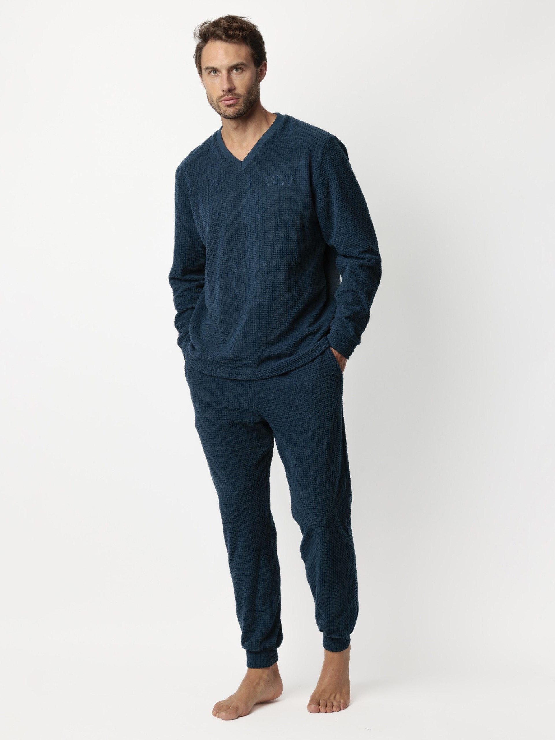 MEN SLEEPWEAR ADMAS CHECKS TEXTURE 63789