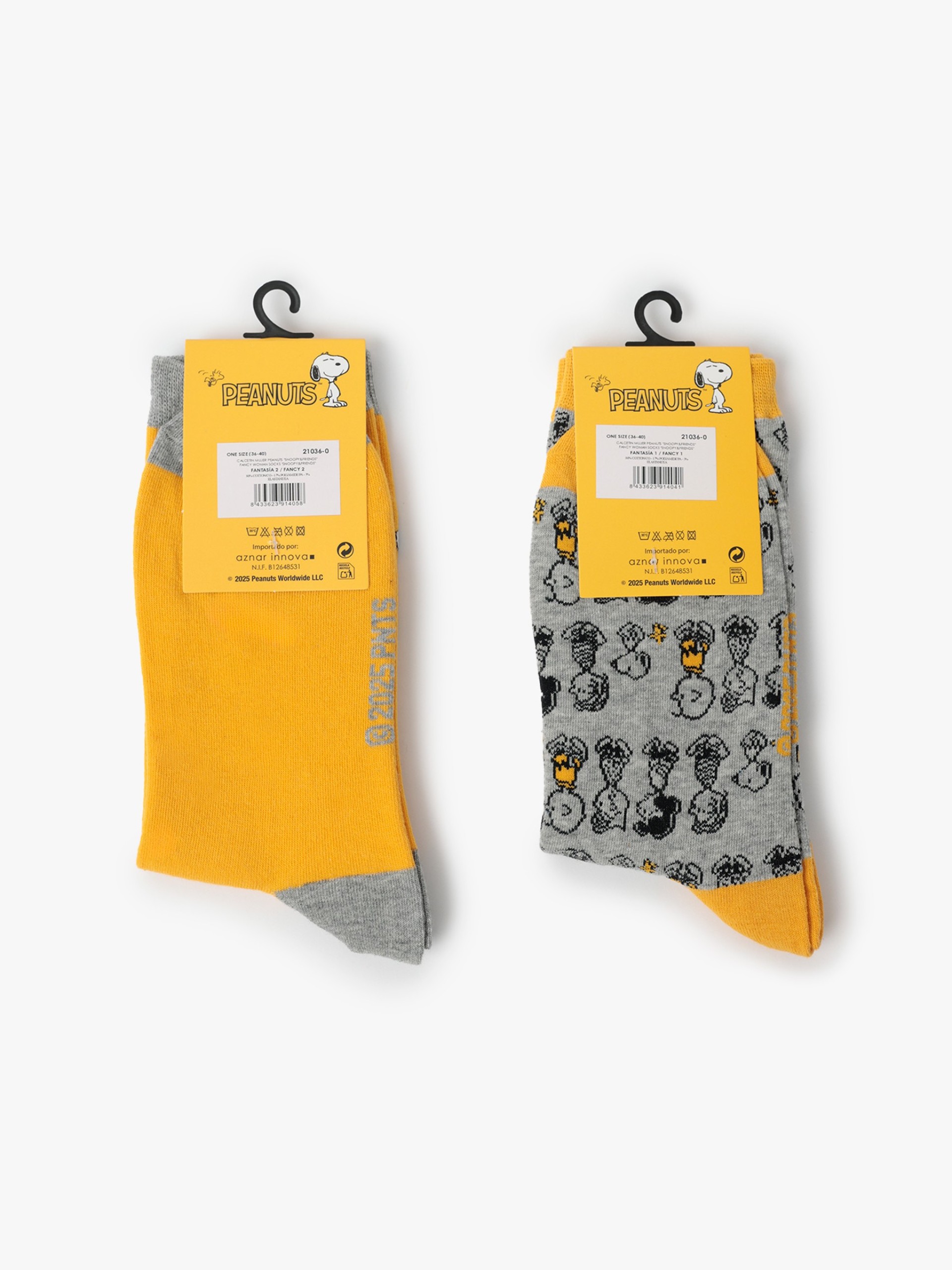 CALCETINE MUJER ADMAS PEANUTS SNOOPY&FRIENDS 21036