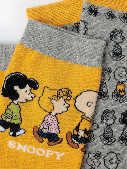 WOMEN SOCKS ADMAS PEANUTS SNOOPY&FRIENDS 21036